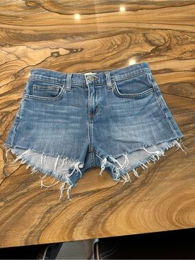 L’Agence Audrey Jean Denim Cutoff Women's Shorts - Blue size 25